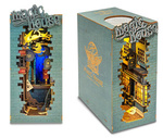 ROBOTIME Składany Drewniany Model 3D LED - Book Nook Magiczny Dom