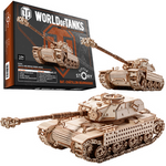 Little Story Wooden Model 3D Puzzle - Tank Bat.-Chatillon Bourrasque