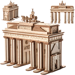 Little Story Wooden Model 3D Puzzles DIY - Brandenburg Gate