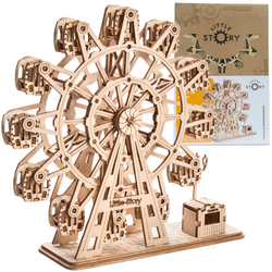 Little Story Wooden Model 3D Puzzles DIY - Ferris Wheel