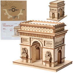 Little Story Wooden Model 3D Puzzles DIY - Triumphal arch