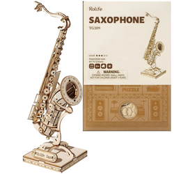 ROBOTIME 3D Wooden Puzzle - Saxophone