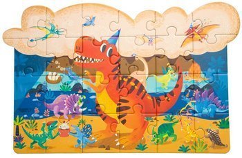 ROBOTIME Wooden Puzzle Coloring Book Dinosaurs