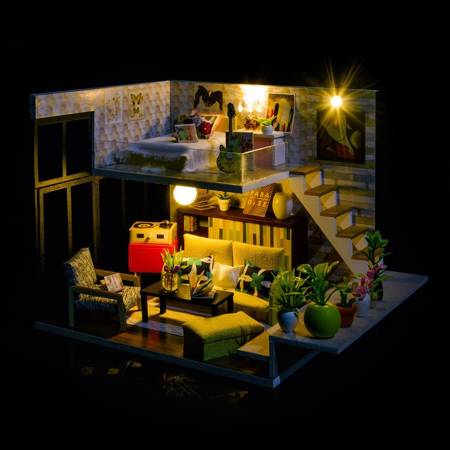 LITTLE STORY Folding Wooden LED Model - Alexis Apartment