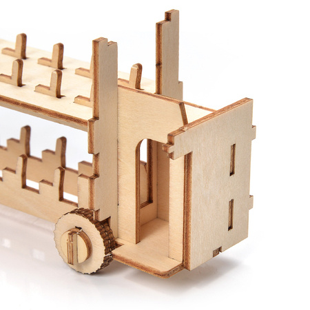 Little Story Wooden Model 3D Puzzle - Bus