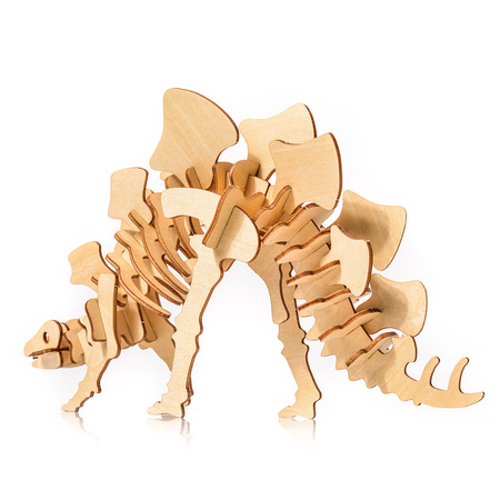 Little Story Wooden Model 3D Puzzle - Stegosaurus