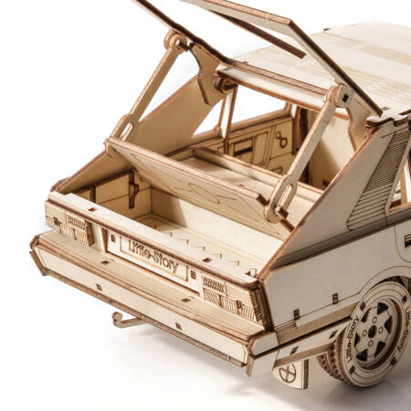 Little Story Wooden Model 3D Puzzles DIY - FSO Polonez 1500