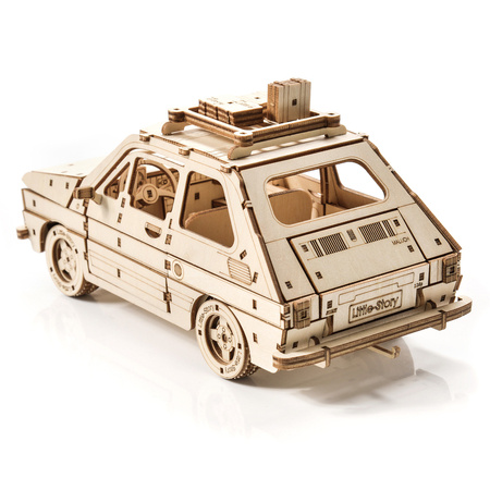 Little Story Wooden Model 3D Puzzles DIY - Fiat 126P