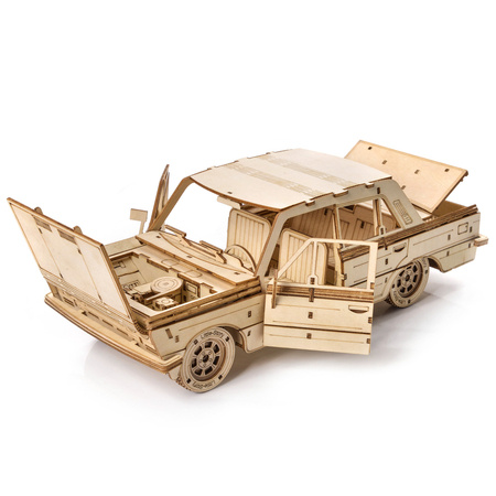 Little Story Wooden Puzzle 3D Model - FSO Fiat 125p
