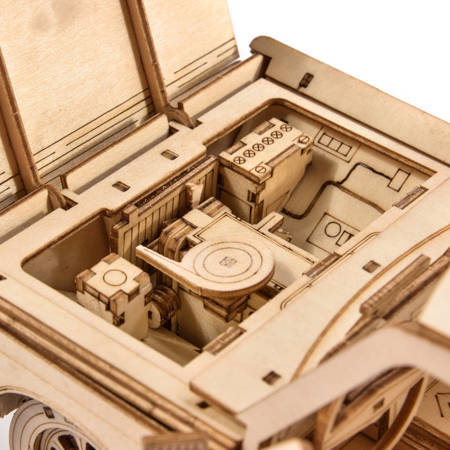 Little Story Wooden Puzzle 3D Model - FSO Fiat 125p