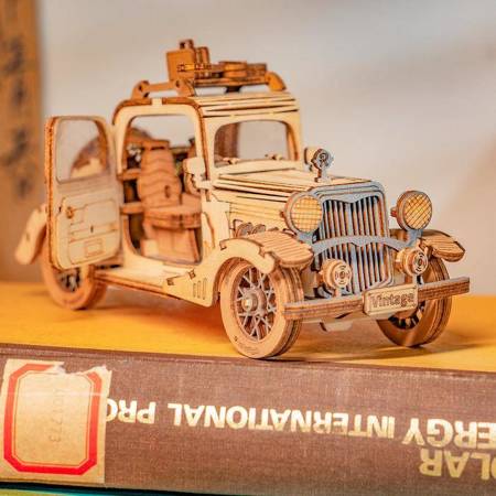 ROBOTIME 3D Wooden Puzzle - Antique Car