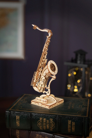 ROBOTIME 3D Wooden Puzzle - Saxophone