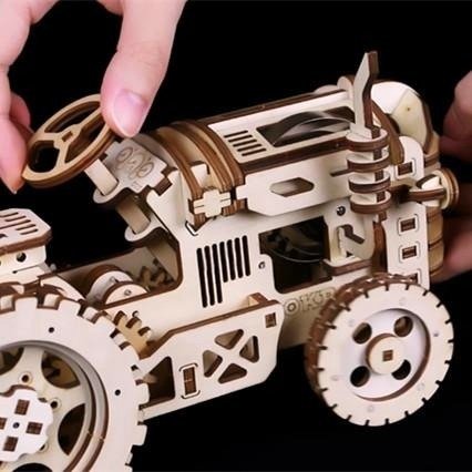 ROBOTIME 3D Wooden Puzzle - Tractor