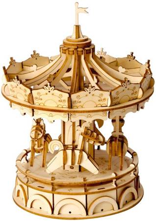 ROBOTIME Wooden 3D Puzzle - Carousel