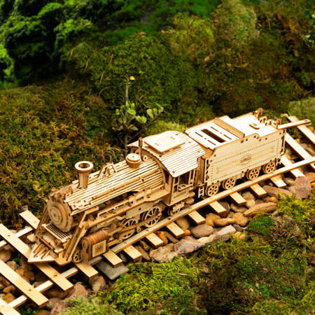 ROBOTIME Wooden 3D Puzzle - Locomotive