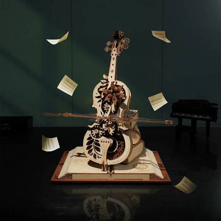 ROBOTIME Wooden 3D Puzzle Magic Cello