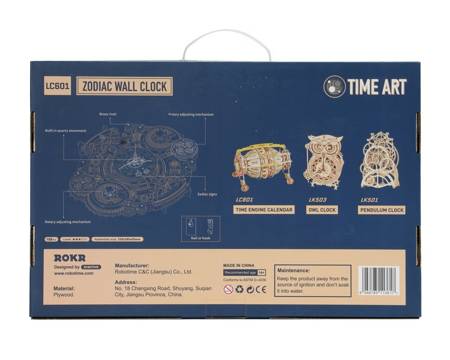 ROBOTIME Wooden 3D Puzzle - Zodiac Clock