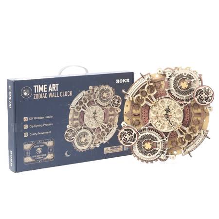 ROBOTIME Wooden 3D Puzzle - Zodiac Clock