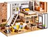 LITTLE STORY Miniature House Kit DIY Wooden LED Model - Claudia's Apartment