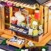 LITTLE STORY Miniature House Kit DIY Wooden LED Model - Corner Grocery Store