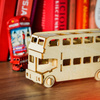 Little Story Wooden Model 3D Puzzle - Bus