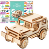 Little Story Wooden Model 3D Puzzle - Jeep