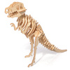 Little Story Wooden Model 3D Puzzle - T-Rex