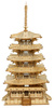 ROBOTIME Drewniane Puzzle Model 3D - Pagoda