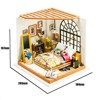 ROBOTIME Folding Wooden LED Model - Alice Bedroom