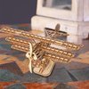 ROBOTIME Wooden 3D Puzzle - Tri-plane Airplane