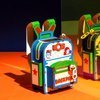 ROBOTIME Wooden Folding Organizer - Backpack