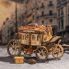 ROBOTIME Wooden Model 3D Puzzle - Stagecoach Carriage Posse