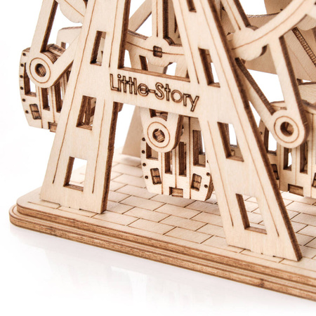 Little Story Wooden Model 3D Puzzles DIY - Ferris Wheel