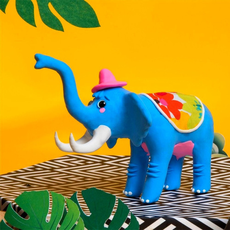 ROBOTIME Wooden Model 3D Puzzle + Modelina Elephant