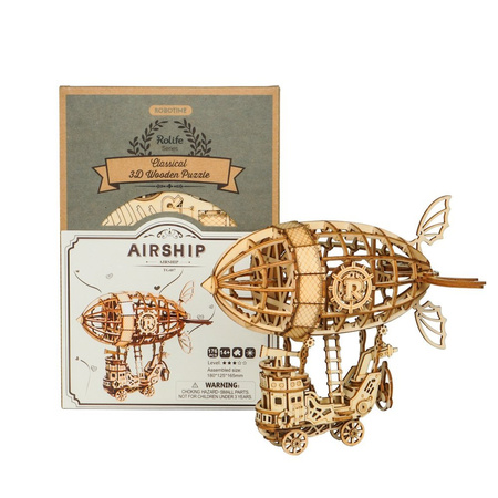 ROBOTIME 3D Wooden Puzzle - Steampunk Airship