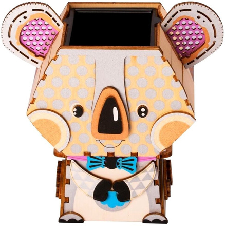 ROBOTIME Drewniane Puzzle 3D - Doniczka Koala