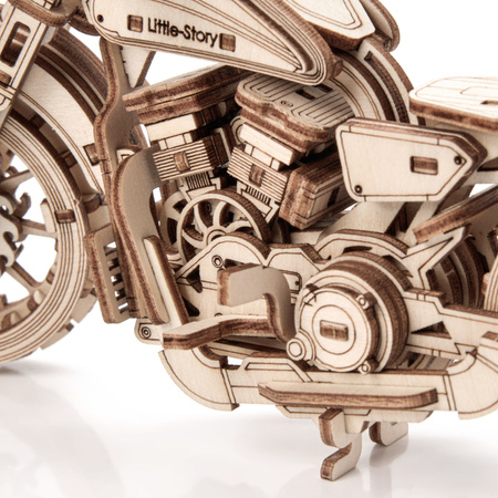 Little Story Wooden Model 3D Puzzles DIY - Speedtail