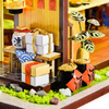 LITTLE STORY Składany Drewniany Model LED - Sushi House