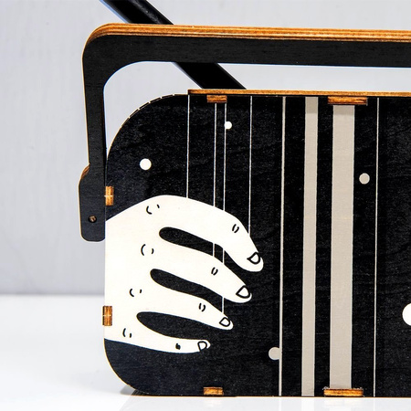 ROBOTIME Drewniany Organizer Do Składania - Radio