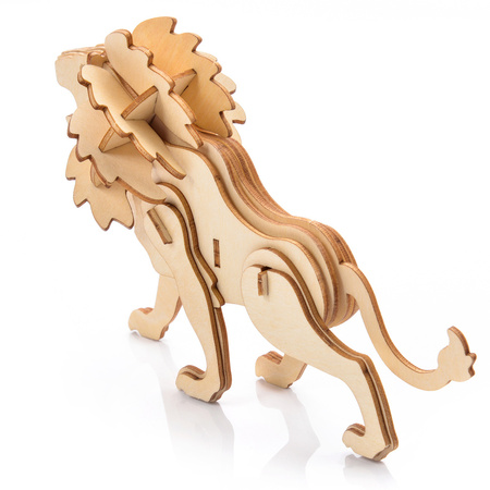 Little Story Wooden Model 3D Puzzle - Lion