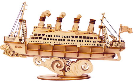 ROBOTIME 3D Wooden Puzzle - Cruise Ship