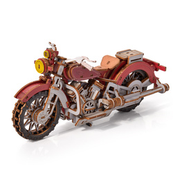 Little Story Wooden Model 3D Puzzles DIY - Comanche Motorcycle
