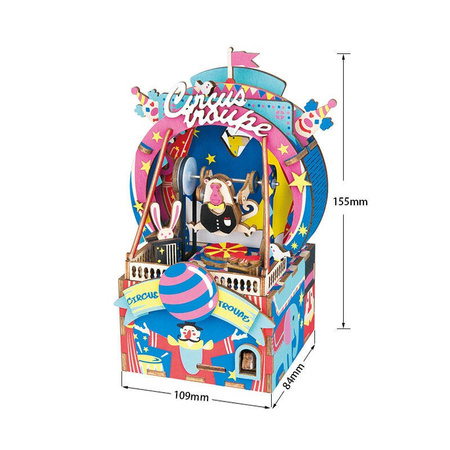 ROBOTIME 3D Wooden Puzzle - Circus Posse