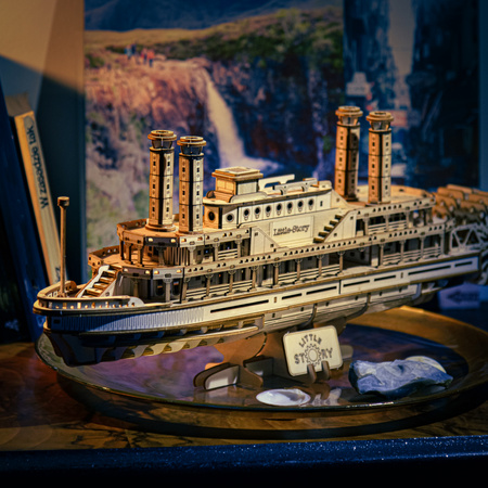 Little Story Wooden Model 3D Puzzles DIY - Yankee Chopper