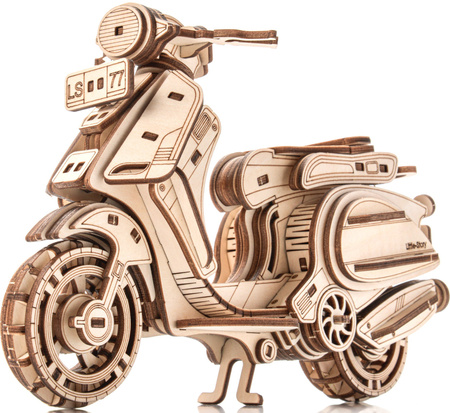 Little Story Wooden Model 3D Puzzles DIY - Sting Scooter