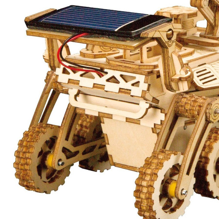 ROBOTIME Wooden Solar Energy Vehicle - Harbinger rover