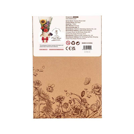 ROBOTIME Drewniane Puzzle 3D - Motocykl Cruiser