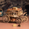 ROBOTIME Wooden Model 3D Puzzle - Stagecoach Carriage Posse