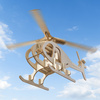 Little Story Drewniane Puzzle Model 3D - Helikopter