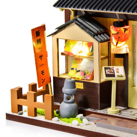 LITTLE STORY Folding Wooden LED Model - Sushi House